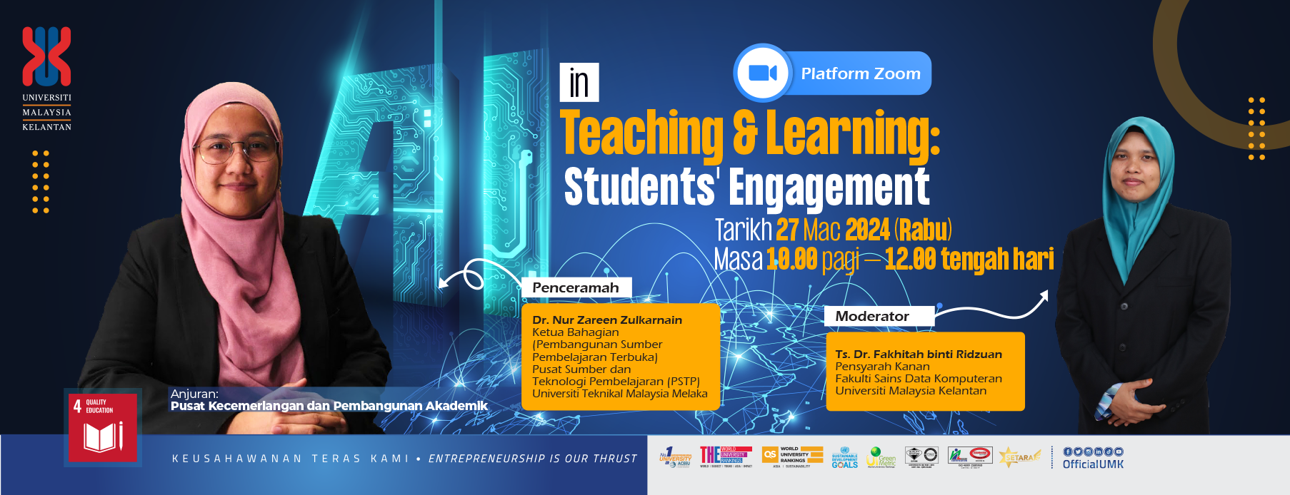 AI in Teaching & Learning: students' engagement